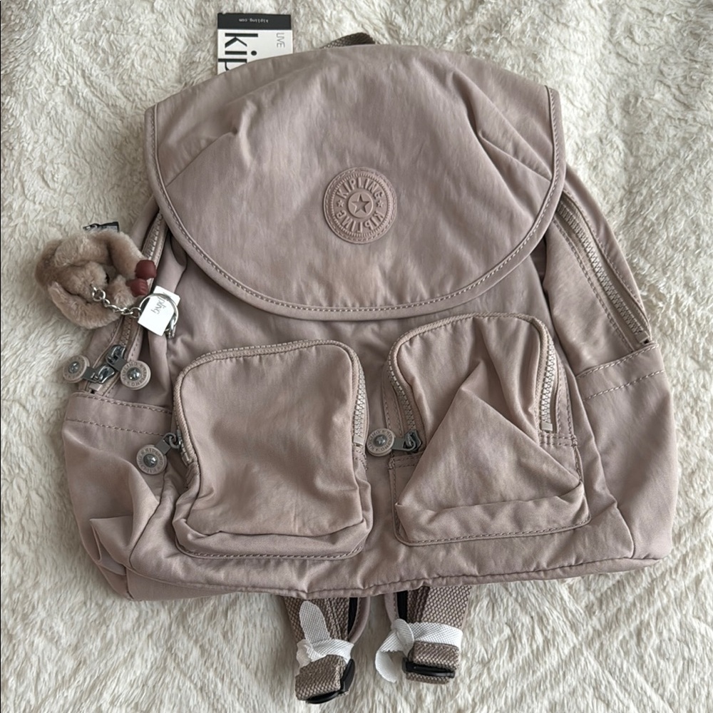 Kipling Light Pink Backpack